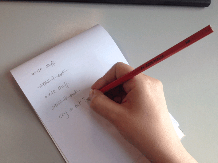 This is how I write. Sort of